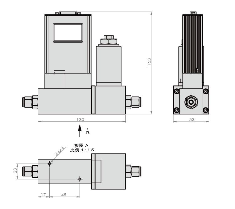 ACU10L/LC数字式液体流量计/控制器（中量程）